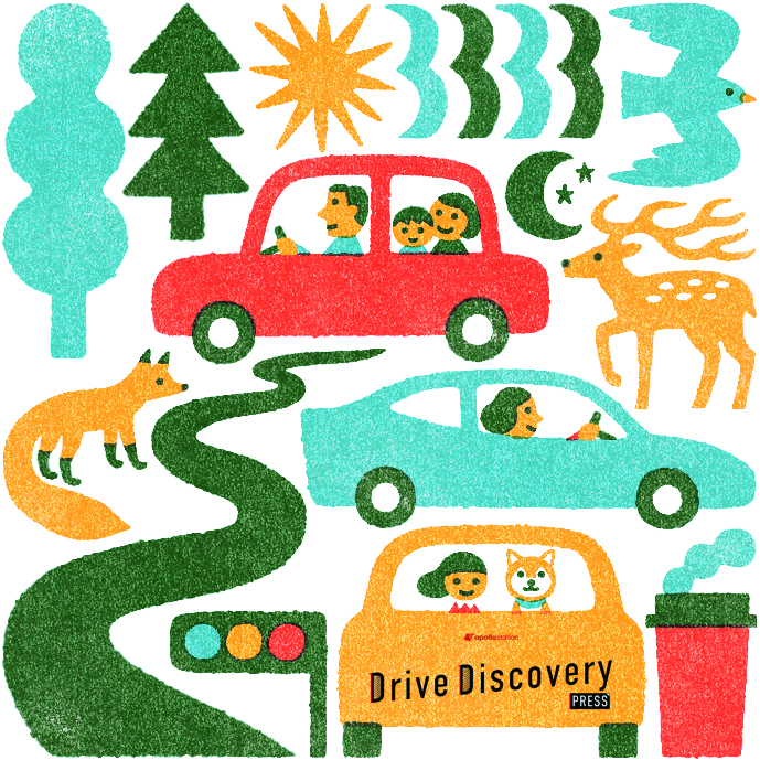 apollostation Drive Discovery PRESS 番組ステッカー